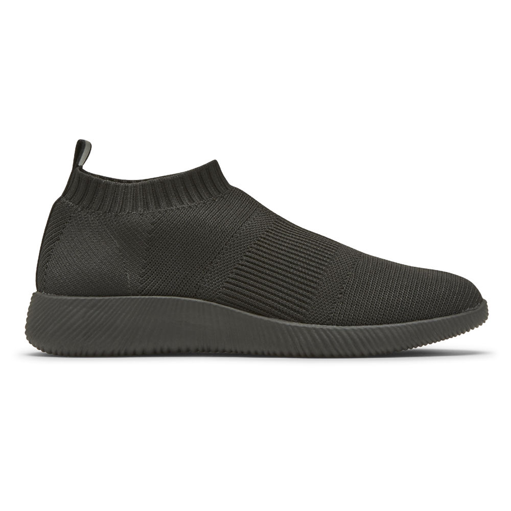 Rockport Joggesko Dame Svart - City Lites Robyne Strikke - QTSX04186